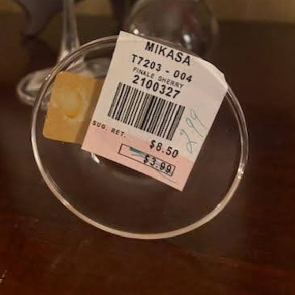 Mikasa Small Wine/Sherry Glasses 8 - Picture 6 of 7